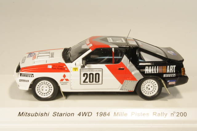 Mitsubishi Starion 4WD, Mille Pistes Rally 1984, L.Lampi, no.200