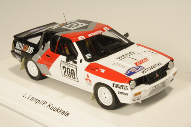 Mitsubishi Starion 4WD, Mille Pistes Rally 1984, L.Lampi, no.200