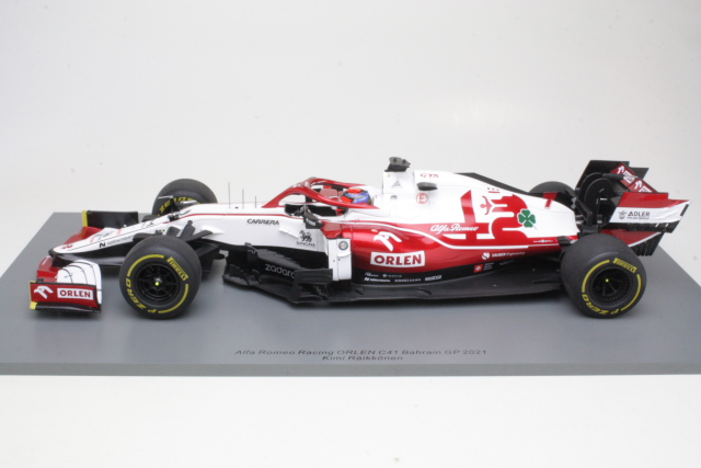 Alfa Romeo C41, Bahrain GP 2021, K.Räikkönen, no.7 - Sulje napsauttamalla kuva