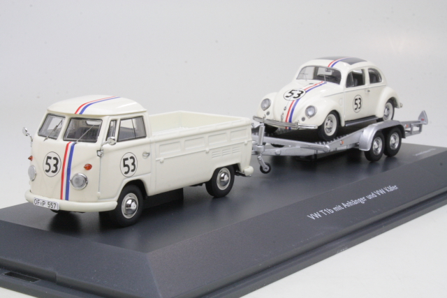 VW T1b + Trailer + VW Beetle #53