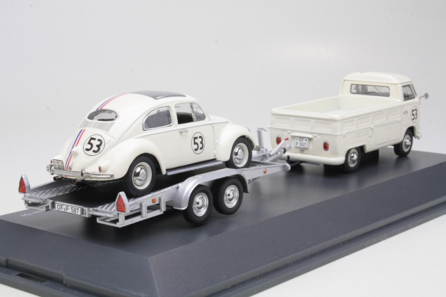 VW T1b + Trailer + VW Beetle #53