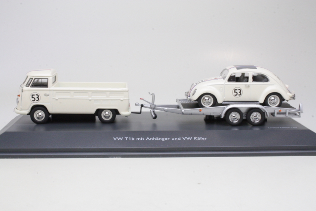 VW T1b + Trailer + VW Beetle #53