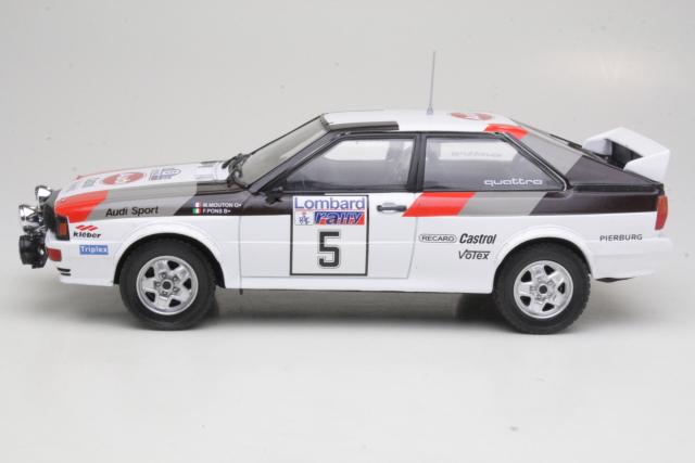 Audi Quattro A1, RAC 1982, M.Mouton, no.5 - Sulje napsauttamalla kuva