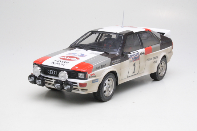 Audi Quattro A1, RAC 1982, H.Mikkola, no.1 - Sulje napsauttamalla kuva