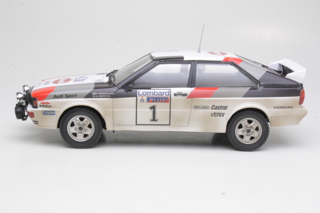 Audi Quattro A1, RAC 1982, H.Mikkola, no.1 - Sulje napsauttamalla kuva