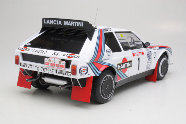 Lancia Delta S4, Tour de Corse 1986, M.Alen, no.1