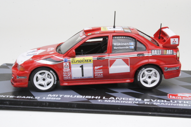 Mitsubishi Lancer Evo VI, Monte Carlo 1999, T.Makinen, no.1 - Sulje napsauttamalla kuva