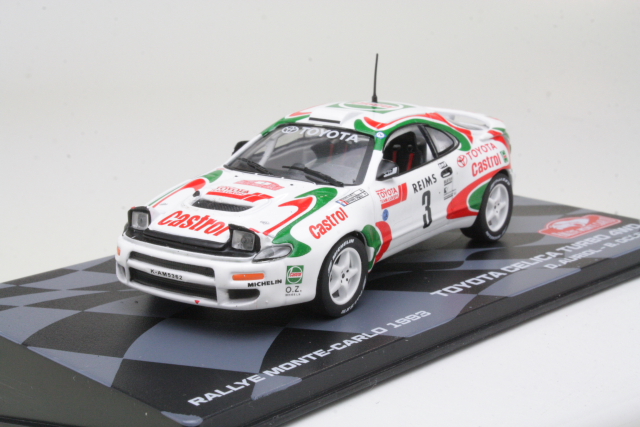 Toyota Celica Turbo 4WD ST185, Monte Carlo 1993, D.Auriol, no.3 - Sulje napsauttamalla kuva