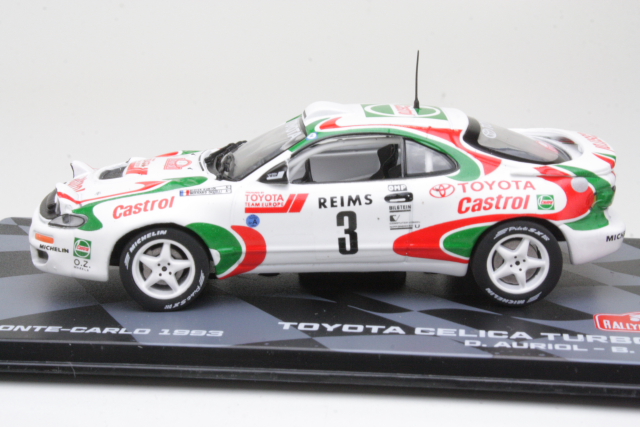 Toyota Celica Turbo 4WD ST185, Monte Carlo 1993, D.Auriol, no.3 - Click Image to Close