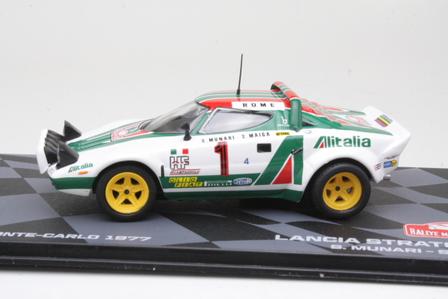 Lancia Stratos HF, 1st. Monte Carlo 1977, S.Munari, no.1 - Sulje napsauttamalla kuva