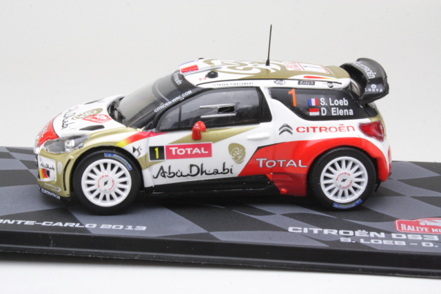 Citroen DS3 WRC, 1st. Monte Carlo 2013, S.Loeb, no.1 - Sulje napsauttamalla kuva