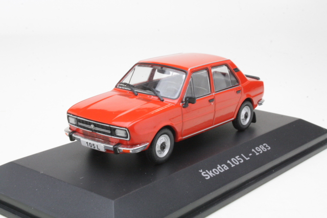 Skoda 105L 1983, punainen