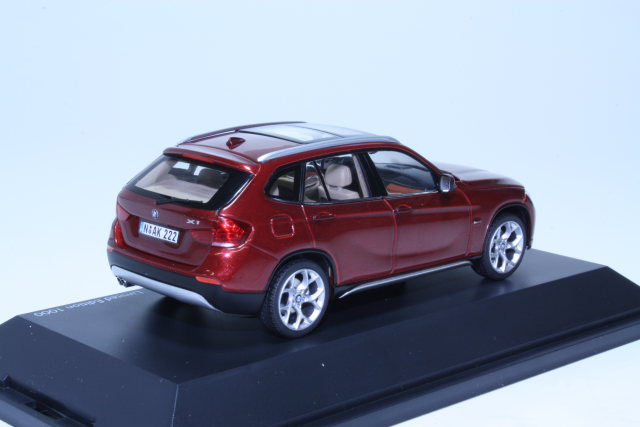 BMW X1 (e84) 2009, punainen