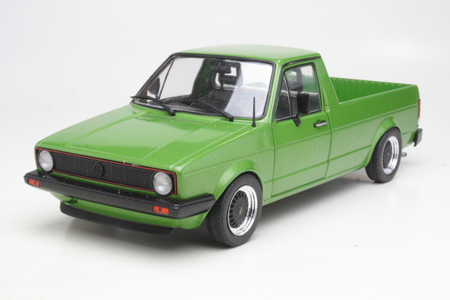 VW Caddy 1982 "Custom", vihreä - Sulje napsauttamalla kuva