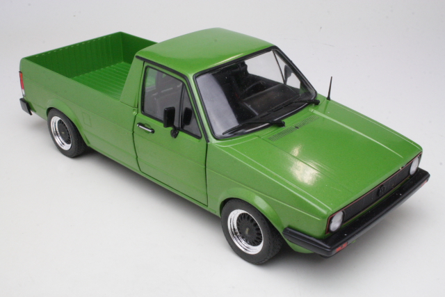 VW Caddy 1982 "Custom", vihreä - Sulje napsauttamalla kuva