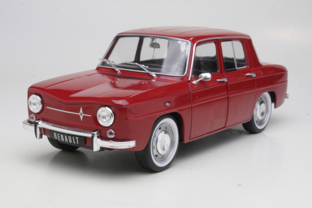 Renault 8 Major 1967, tummanpunainen - Sulje napsauttamalla kuva