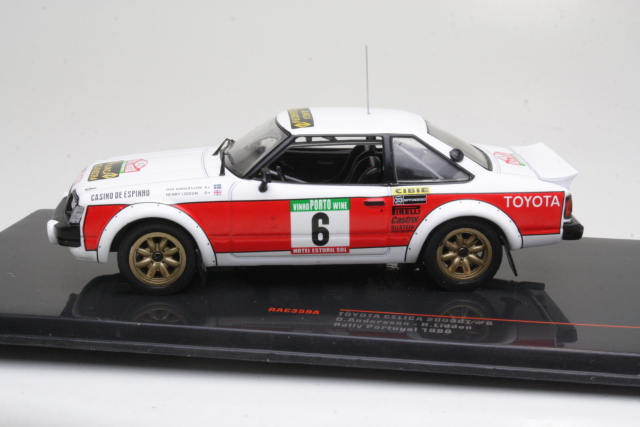 Toyota Celica 2000 GT (RA40), Portugal 1980, O.Andersson, no.6 - Sulje napsauttamalla kuva