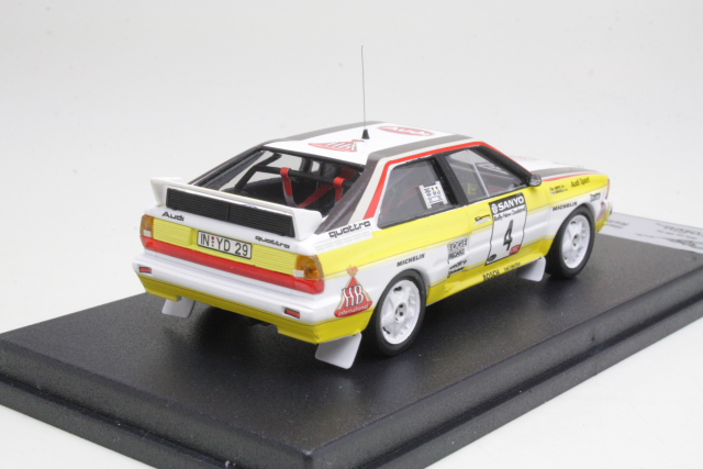 Audi Quattro, 3rd. New Zealand 1984, H.Mikkola, no.4