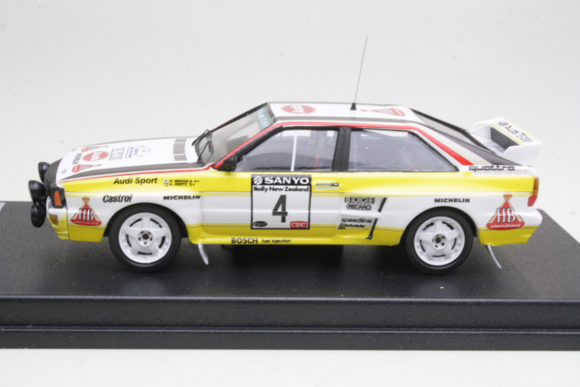 Audi Quattro, 3rd. New Zealand 1984, H.Mikkola, no.4 - Sulje napsauttamalla kuva