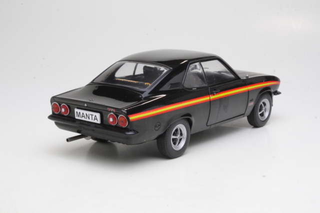 Opel Manta A GT/E 1974, musta - Sulje napsauttamalla kuva