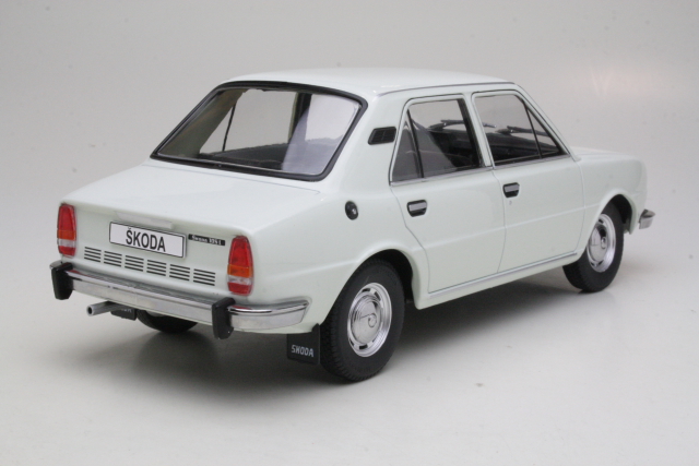 Skoda 105L 1976, white - Click Image to Close