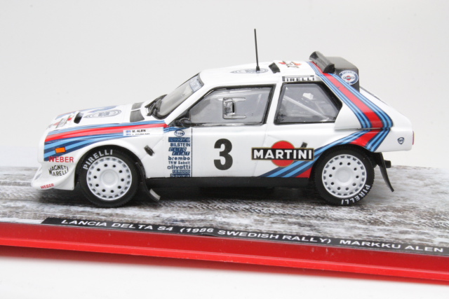 Lancia Delta S4, 2nd. Sweden 1986, M.Alen, no.3