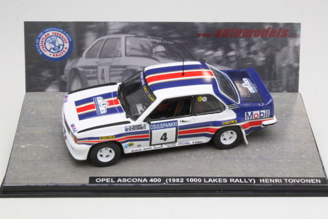 Opel Ascona B 400, Finland 1982, H.Toivonen, no.4