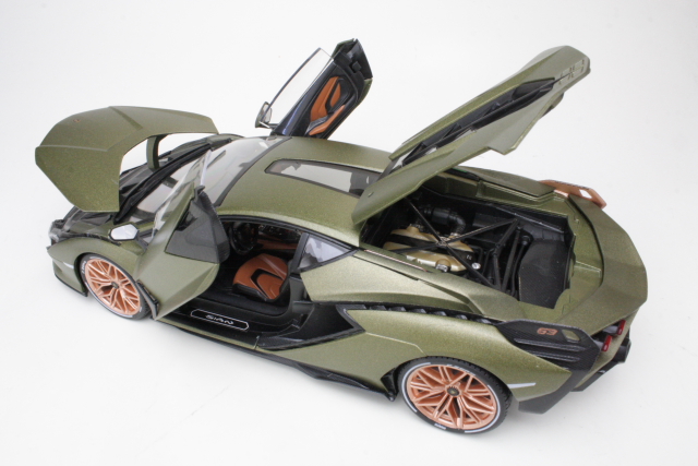 Lamborghini Sian FKP 37 2019, gold-green