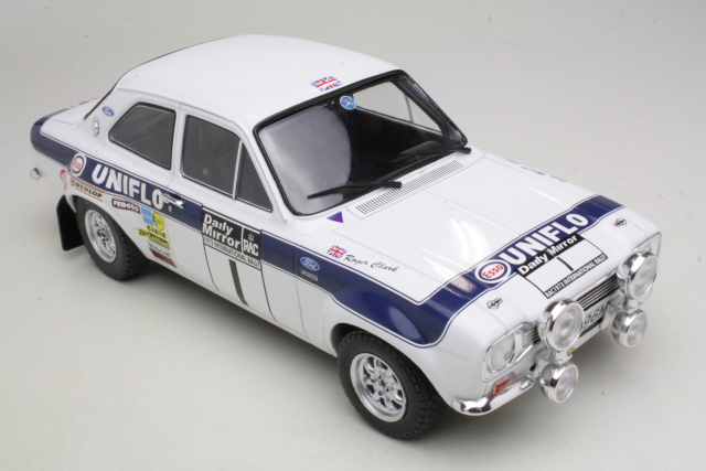 Ford Escort Mk1 RS1600, RAC 1973, R.Clark, no.1 - Sulje napsauttamalla kuva