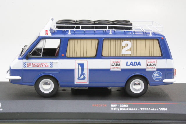 RAF 2203, 1000 Lakes 1984 "Huolto Lada Service"