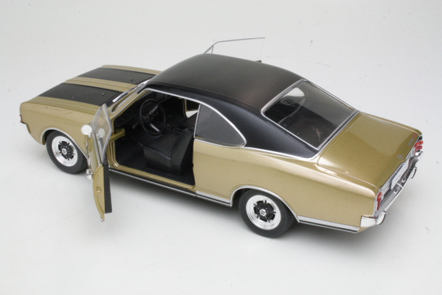 Opel Commodore A GS/E Coupe 1971, kulta/musta - Sulje napsauttamalla kuva