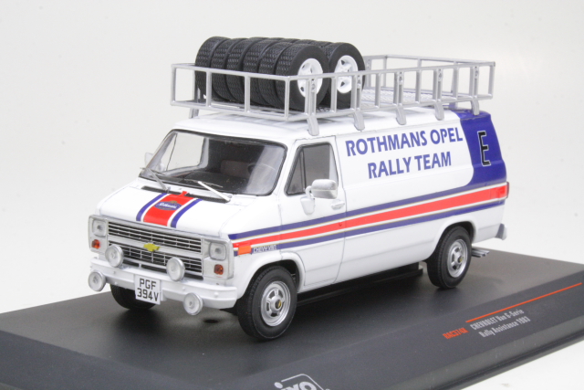 Chevrolet G-Series Van 1983 "Rothmans Opel Rally Team" - Sulje napsauttamalla kuva