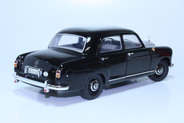 Mercedes 180 (w120) Ponton 1953, musta