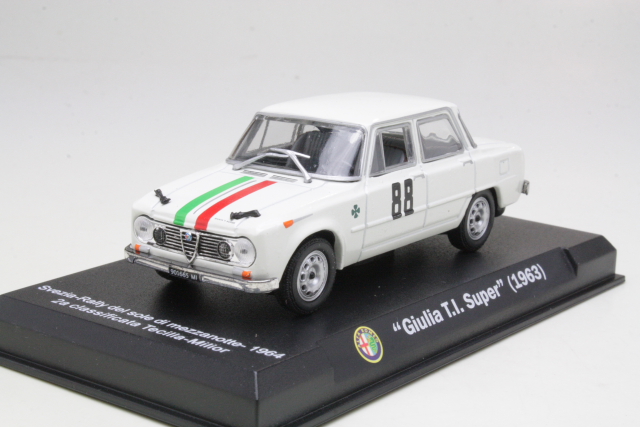 Alfa Romeo Giulia T.I. Super, Sweden 1964, Tecilla/Milior, no.88