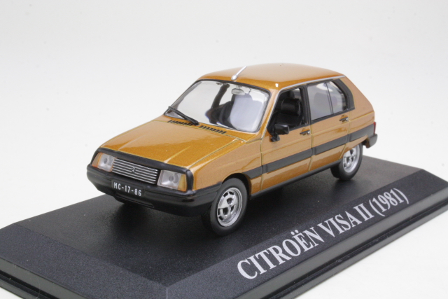 Citroen Visa II Super E 1981, ruskea - Sulje napsauttamalla kuva