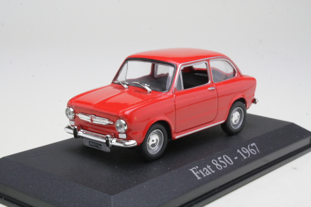 Fiat 850 1967, punainen - Sulje napsauttamalla kuva