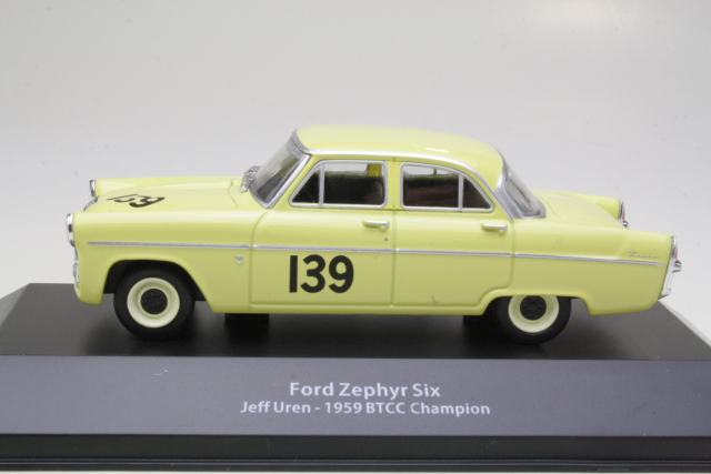Ford Zephyr Six, BTCC Champion 1959, J.Usen, no.139 - Sulje napsauttamalla kuva