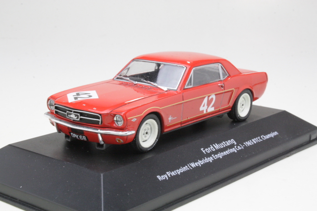 Ford Mustang, BTCC Champion 1965, R.Pierpoint, no.42 - Sulje napsauttamalla kuva