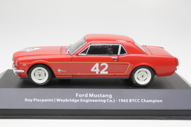 Ford Mustang, BTCC Champion 1965, R.Pierpoint, no.42 - Sulje napsauttamalla kuva