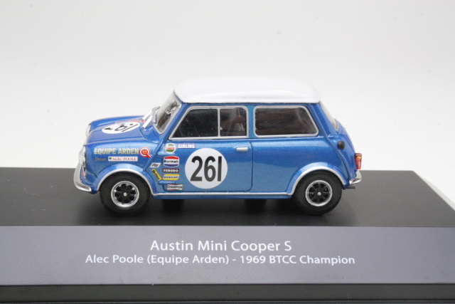 Mini Cooper S, BTCC Champion 1969, A.Poole, no.261
