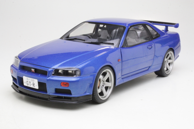 Nissan Skyline GT-R (R34) Coupe 1999, sininen