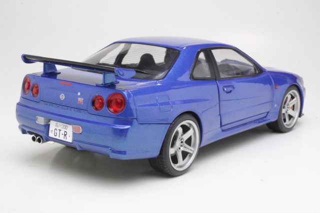 Nissan Skyline GT-R (R34) Coupe 1999, sininen