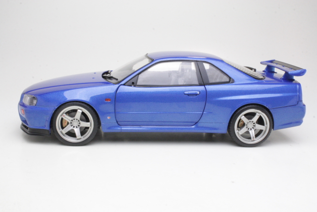 Nissan Skyline GT-R (R34) Coupe 1999, sininen