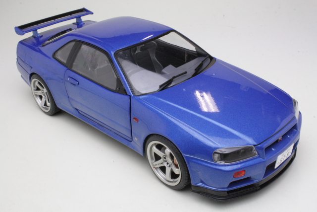 Nissan Skyline GT-R (R34) Coupe 1999, sininen