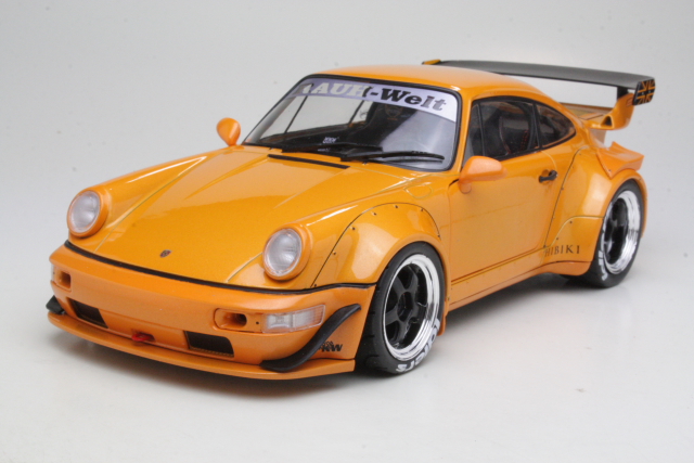 Porsche 911 (964) RWB Rauh Welt 1992, oranssi - Sulje napsauttamalla kuva