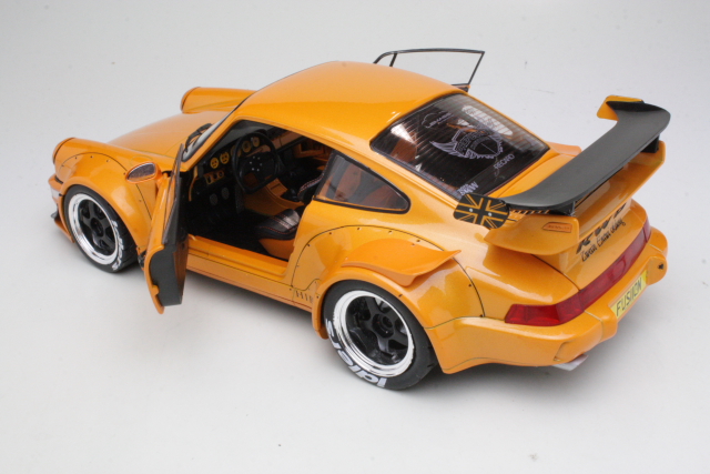 Porsche 911 (964) RWB Rauh Welt 1992, oranssi - Sulje napsauttamalla kuva