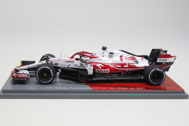 Alfa Romeo C41, Abu Dhabi 2021, K.Räikkönen, no.7 - Sulje napsauttamalla kuva