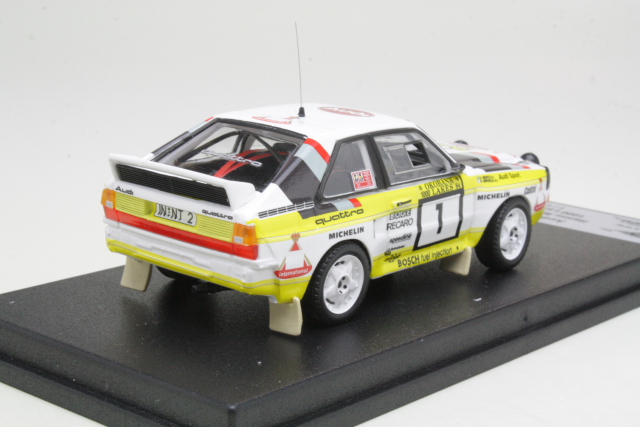 Audi Sport Quattro, Finland 1984, H.Mikkola, no.1 - Sulje napsauttamalla kuva