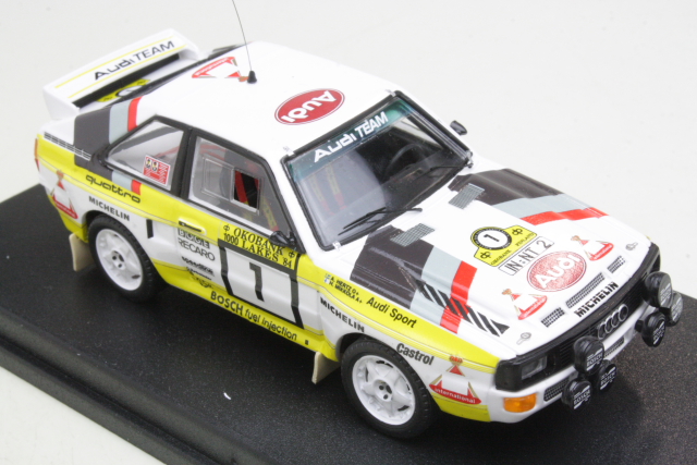 Audi Sport Quattro, Finland 1984, H.Mikkola, no.1 - Sulje napsauttamalla kuva