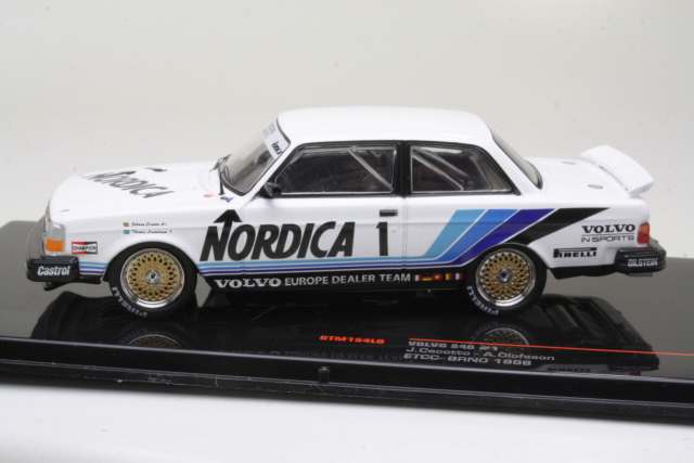 Volvo 240, ETCC Brunn 1986, J.Cecotto/A.Olofsson, no.1
